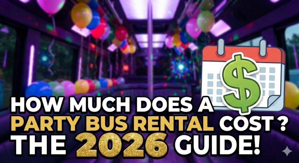 How Much Does a Party Bus Rental Cost? The Ultimate Guide to Luxury Group Travel | Royal Worldwide Limousine & Party Bus Gemini Generated Image li30teli30teli30